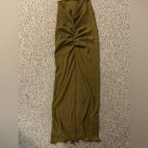 Zara Mustard Maxi Skirt